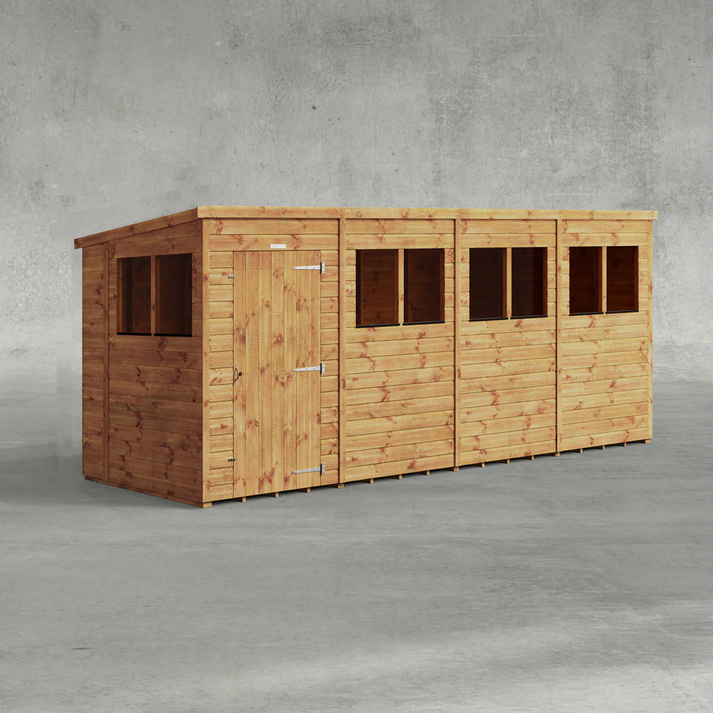 Power Shiplap Pent Sheds