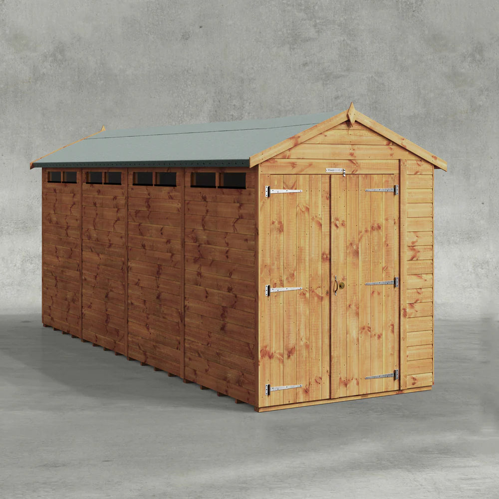 Power Security Apex Shed