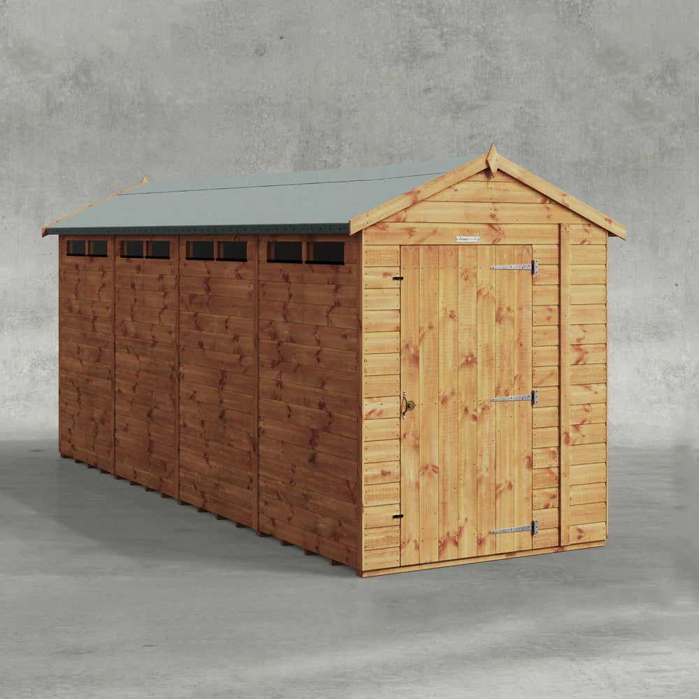 Power Security Apex Shed
