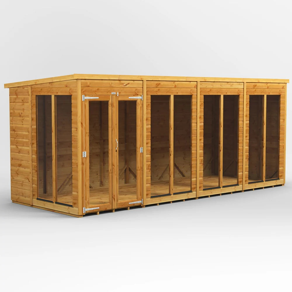 Power Pent Summerhouse Shed