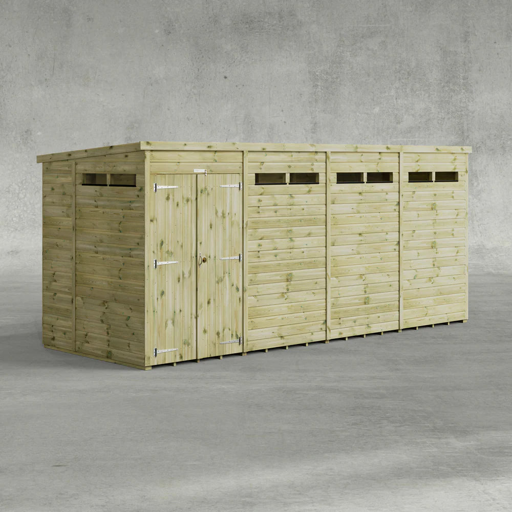 Premium Security Pent Shed for Sale in  Ireland