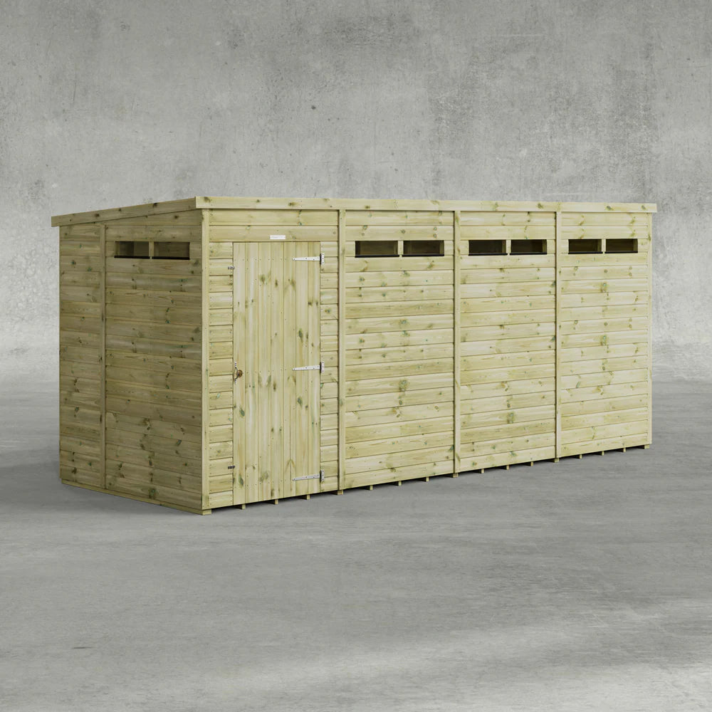 Premium Security Pent Shed for Sale in  Ireland