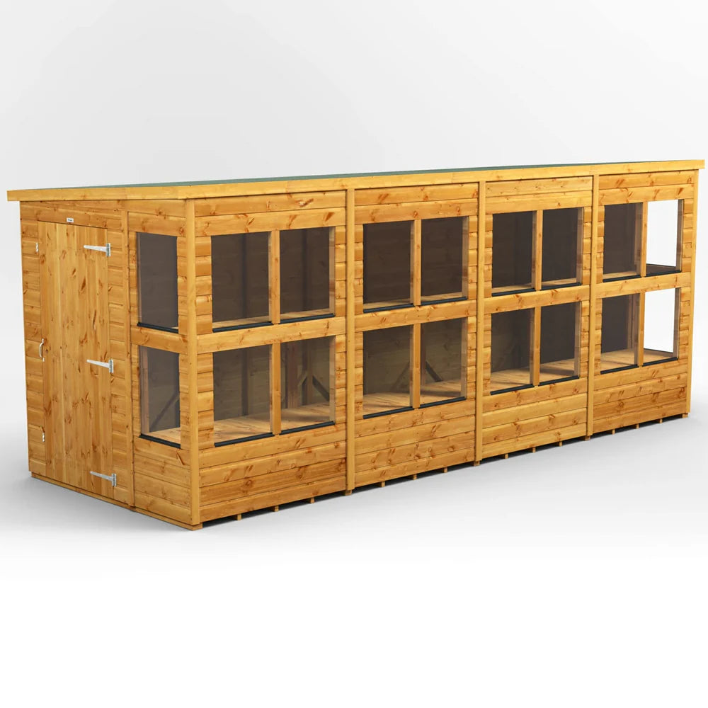 Power Pent Potting Shed