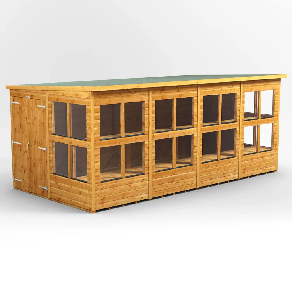 Power Pent Potting Shed