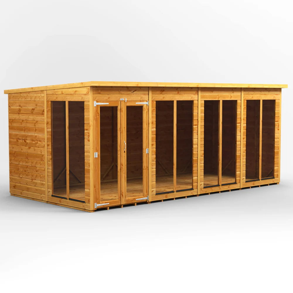 Power Pent Summerhouse Shed