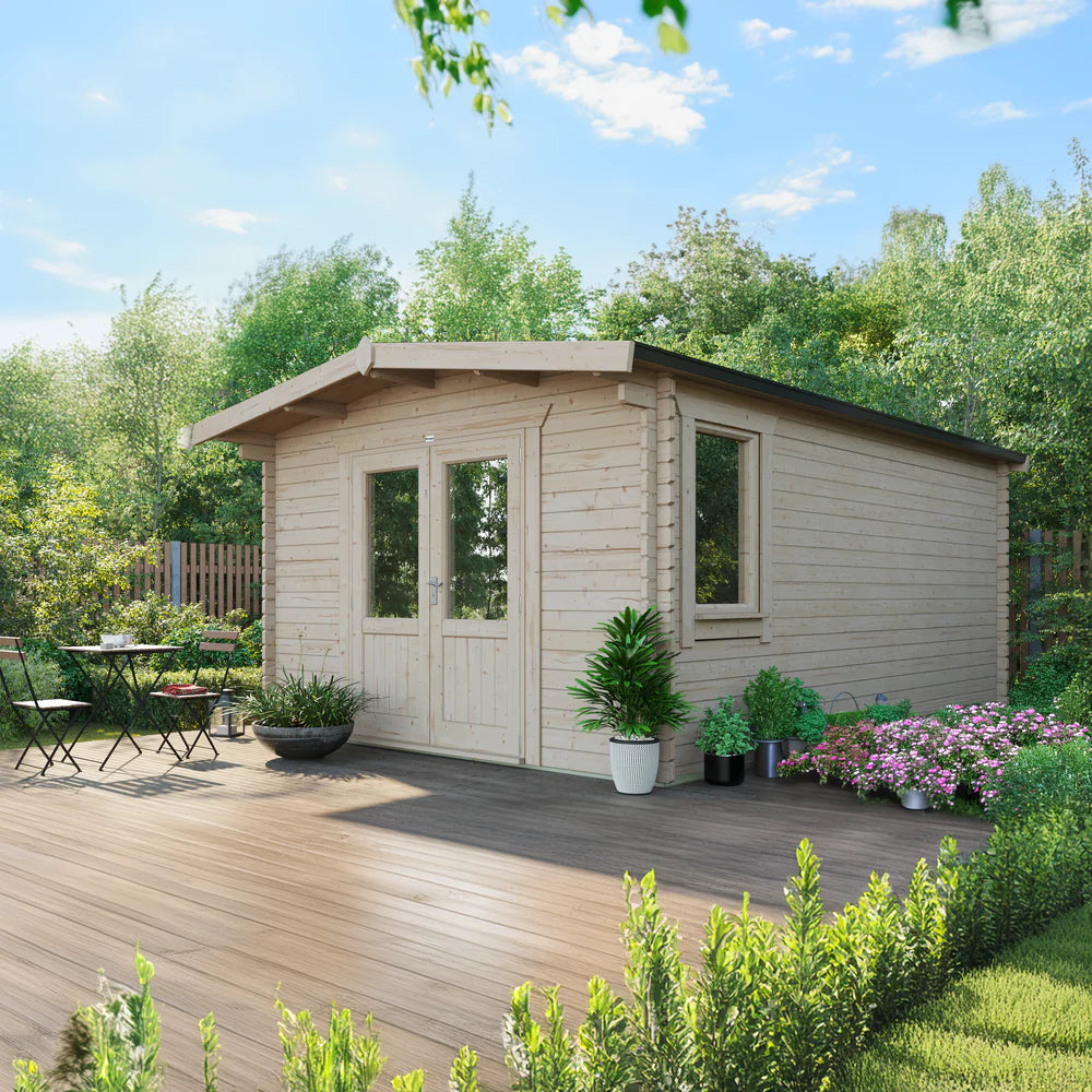 Power Chalet Classic Log Cabin - 44mm