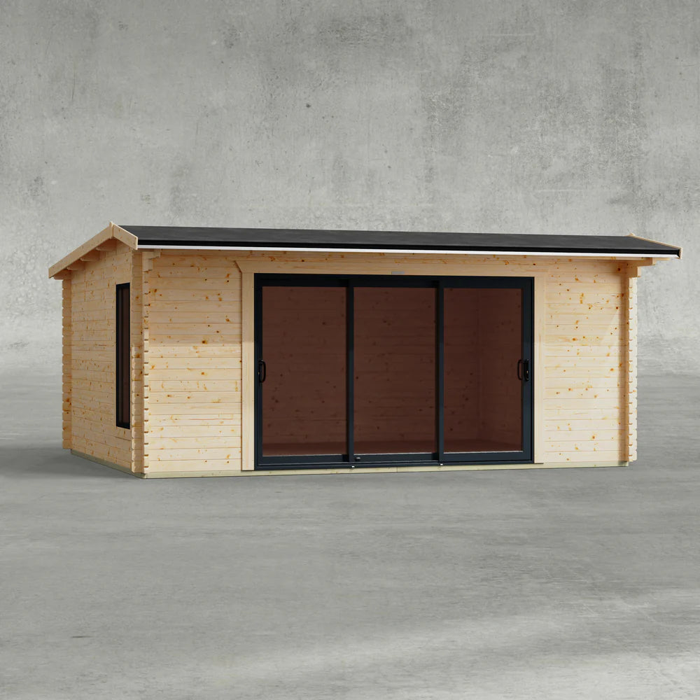 Apex Aluminium Log Cabin - 44mm