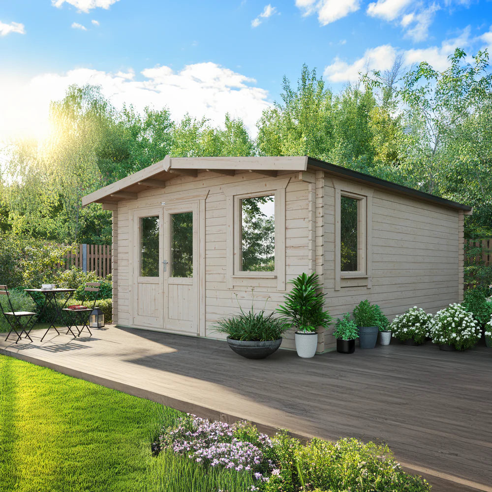 Power Chalet Classic Log Cabin - 44mm