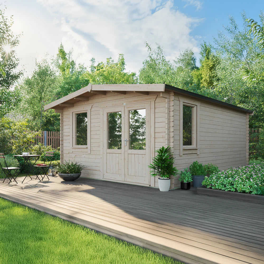 Power Chalet Classic Log Cabin - 44mm
