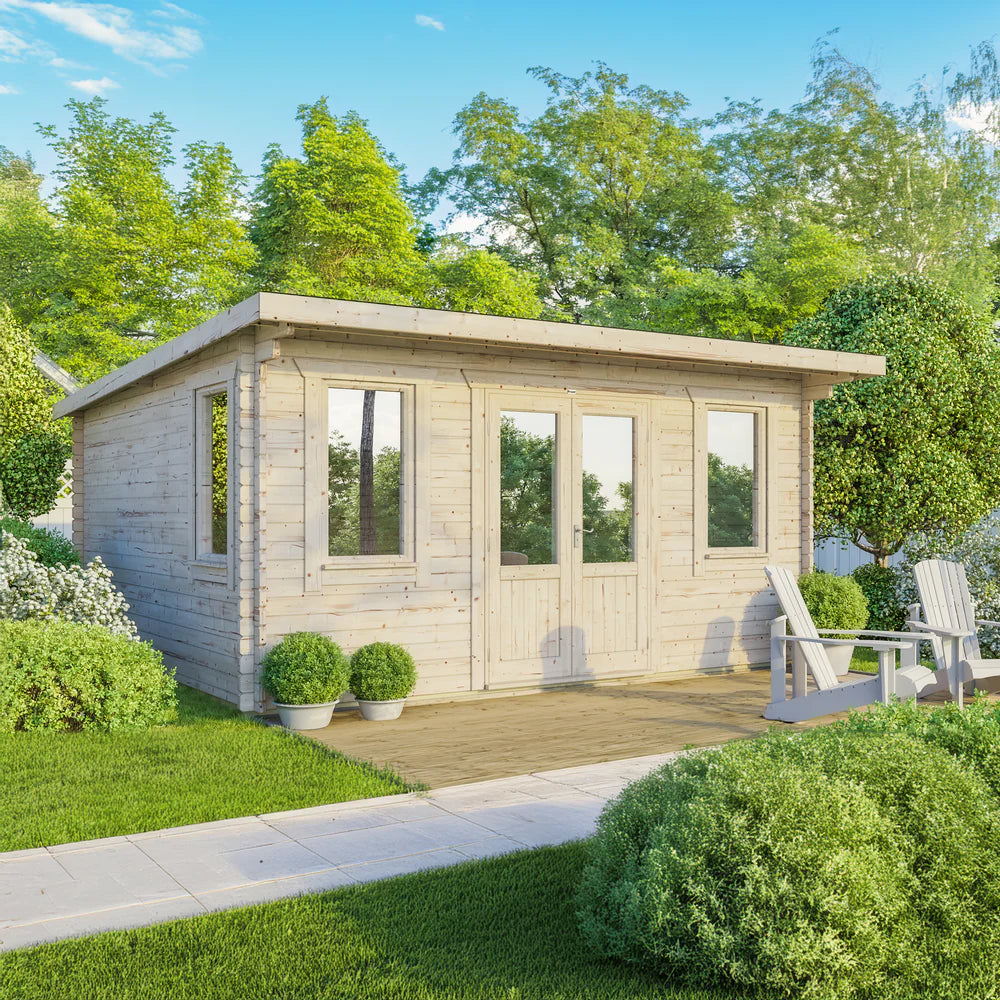 Power Pent Classic Log Cabin - 44mm