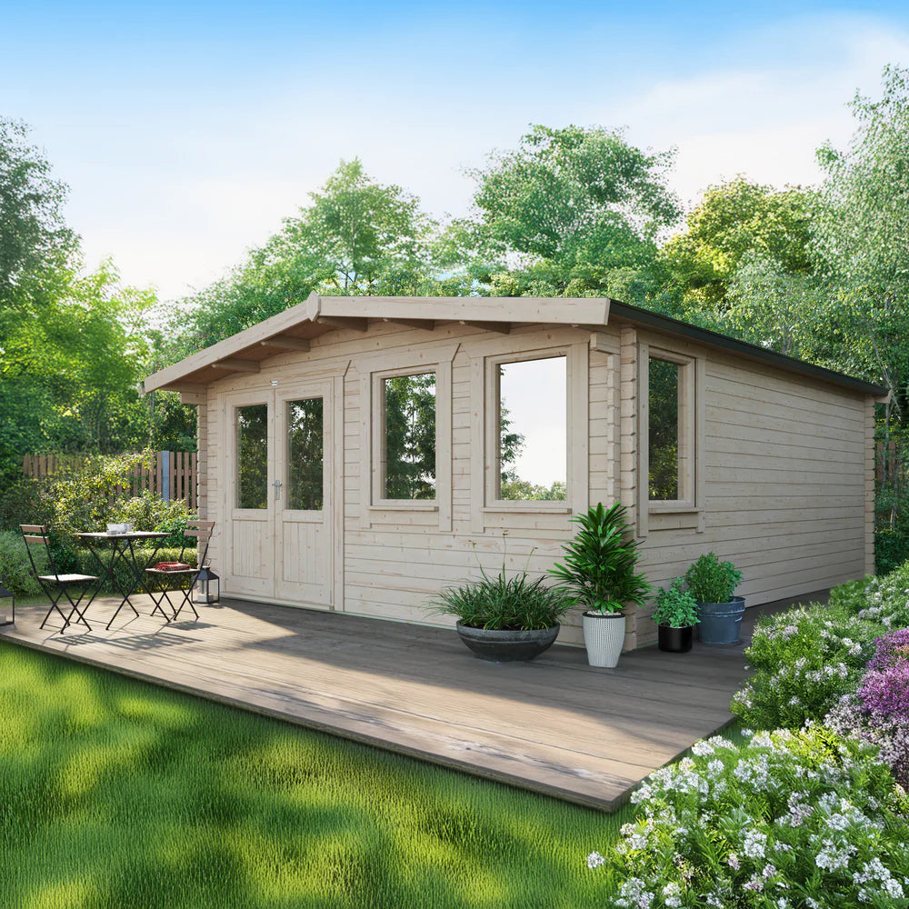 Power Chalet Classic Log Cabin - 44mm