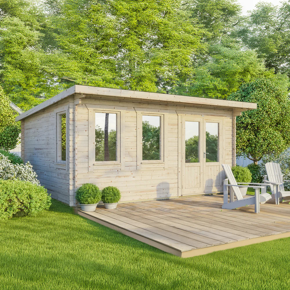 Power Pent Classic Log Cabin - 44mm