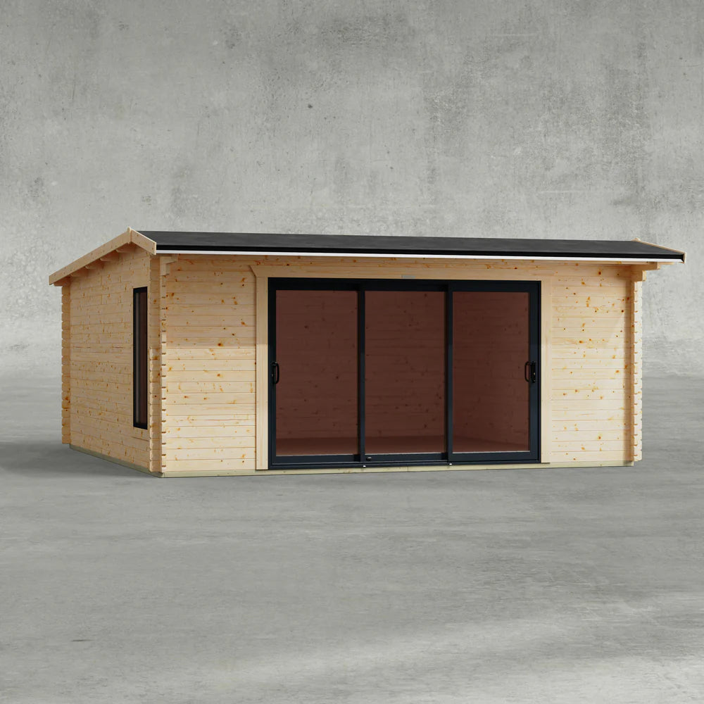 Apex Aluminium Log Cabin - 44mm