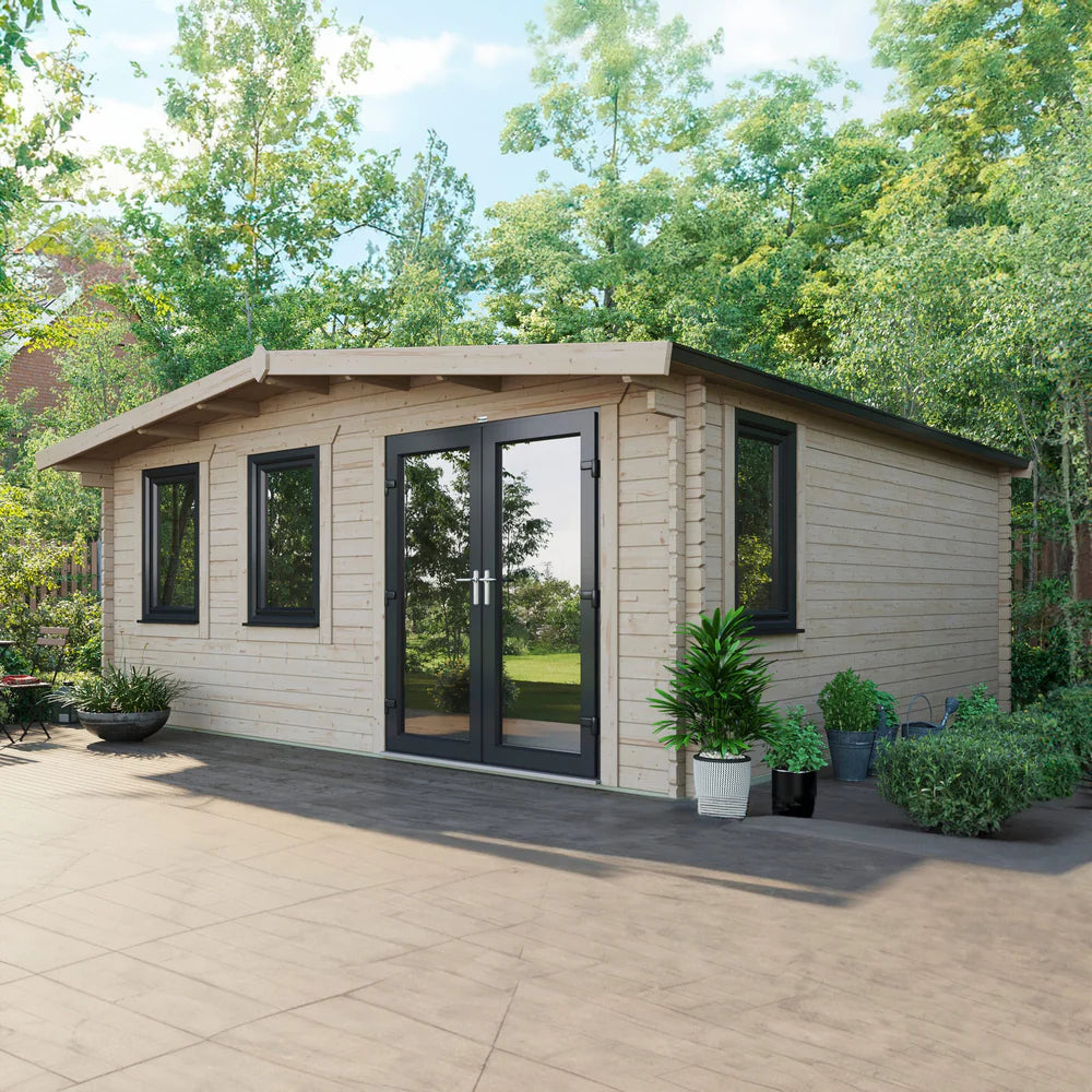 Power Chalet Log Cabin - 44mm