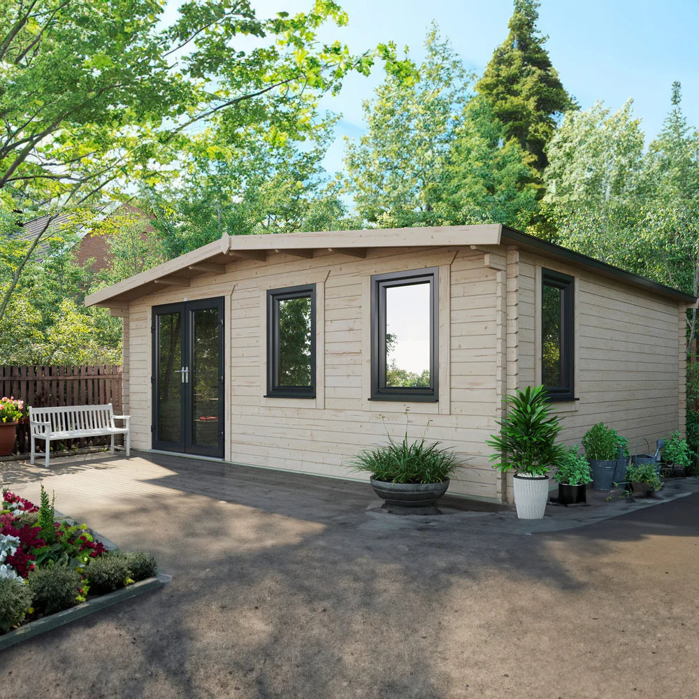 Power Chalet Log Cabin - 44mm