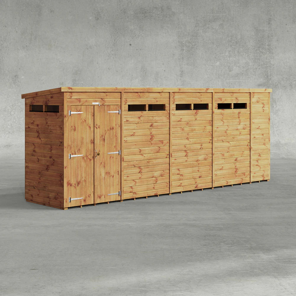 Power Security Pent Shed