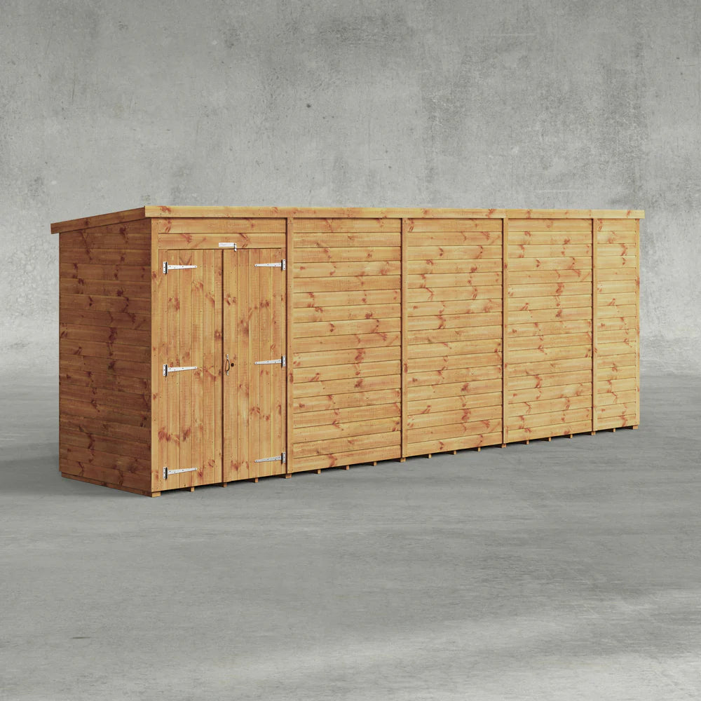 Power Shiplap Pent Sheds