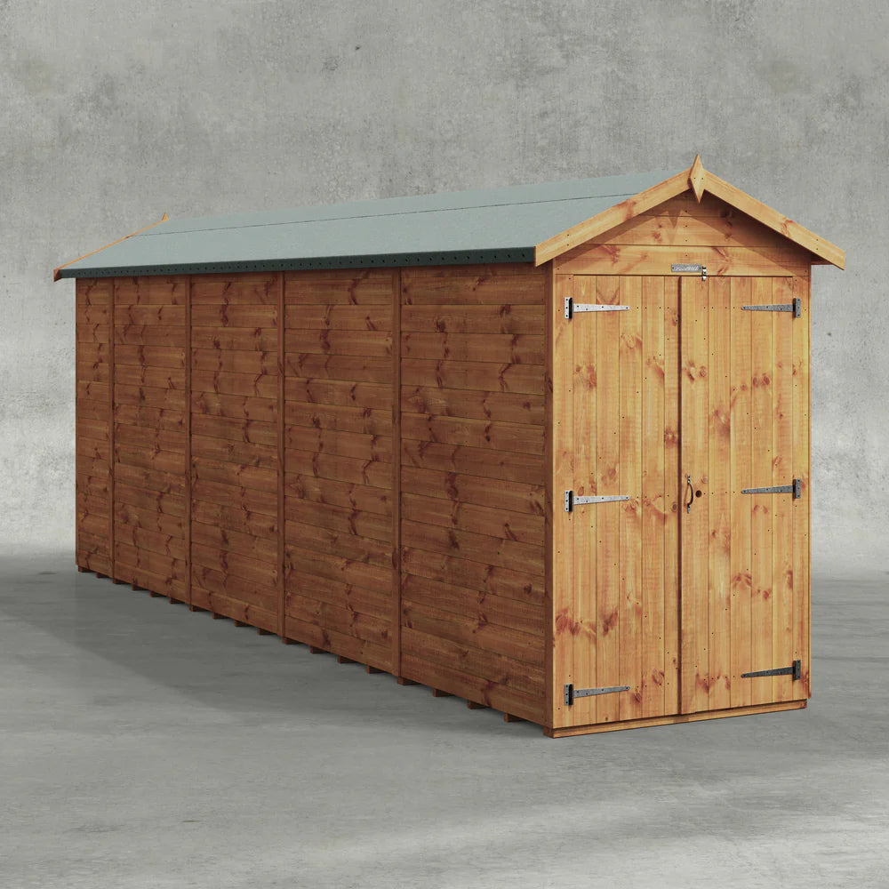 Power Shiplap Apex Shed