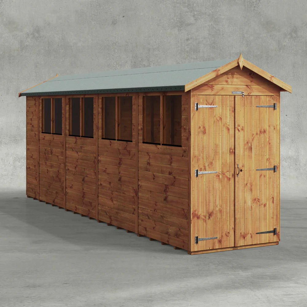 Power Shiplap Apex Shed