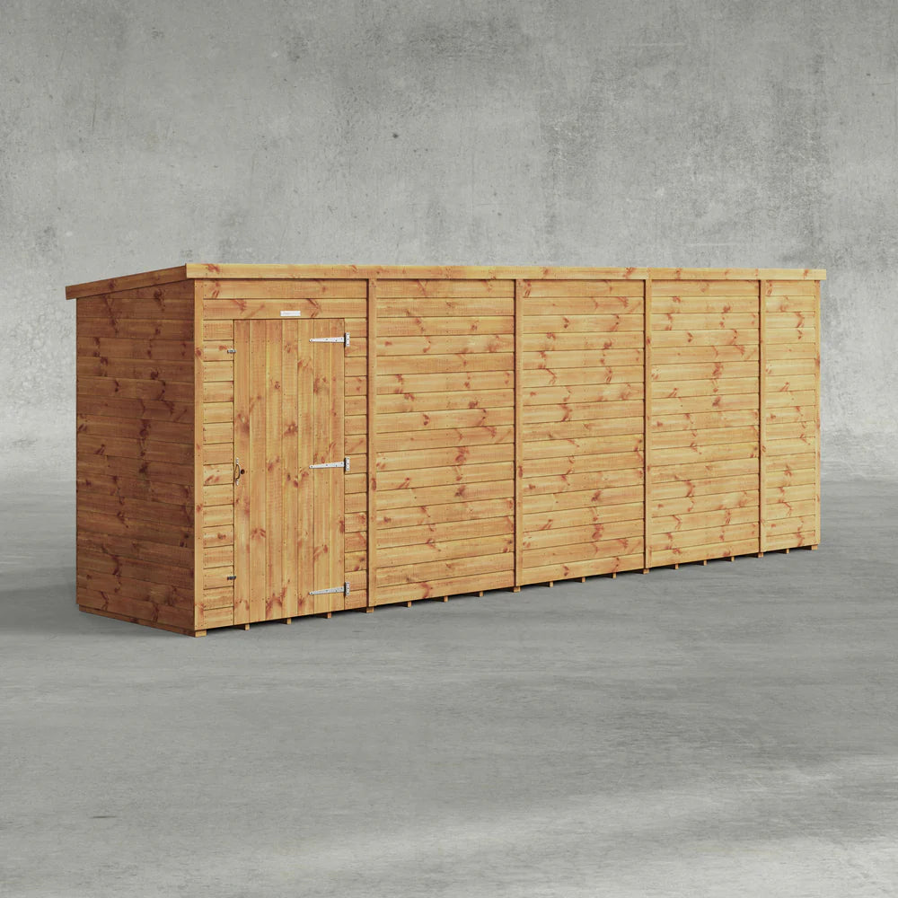 Power Shiplap Pent Sheds