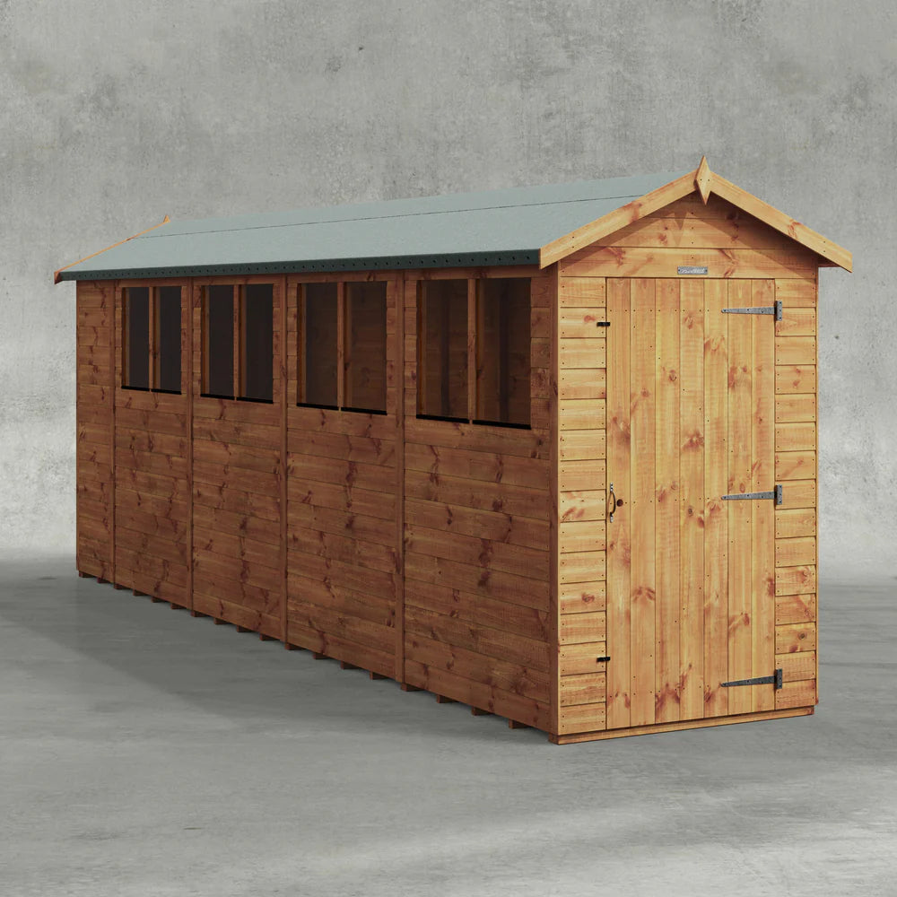 Power Shiplap Apex Shed