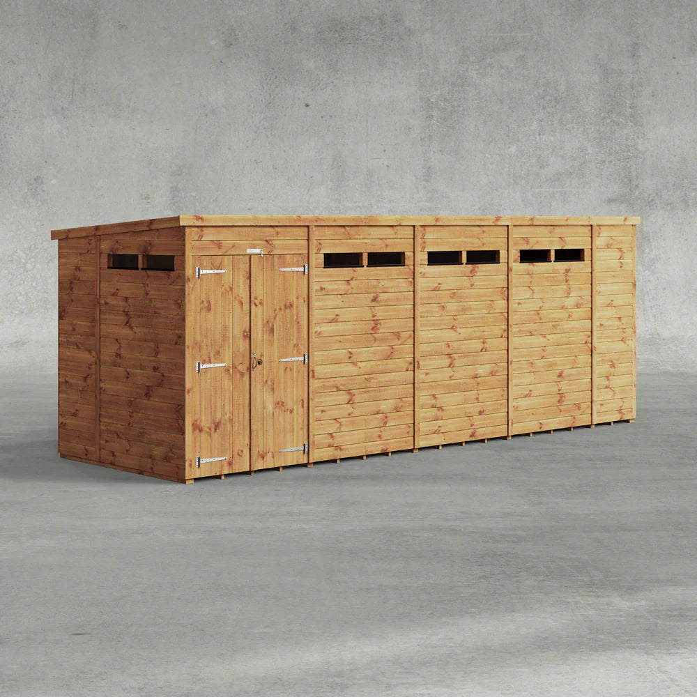 Power Security Pent Shed