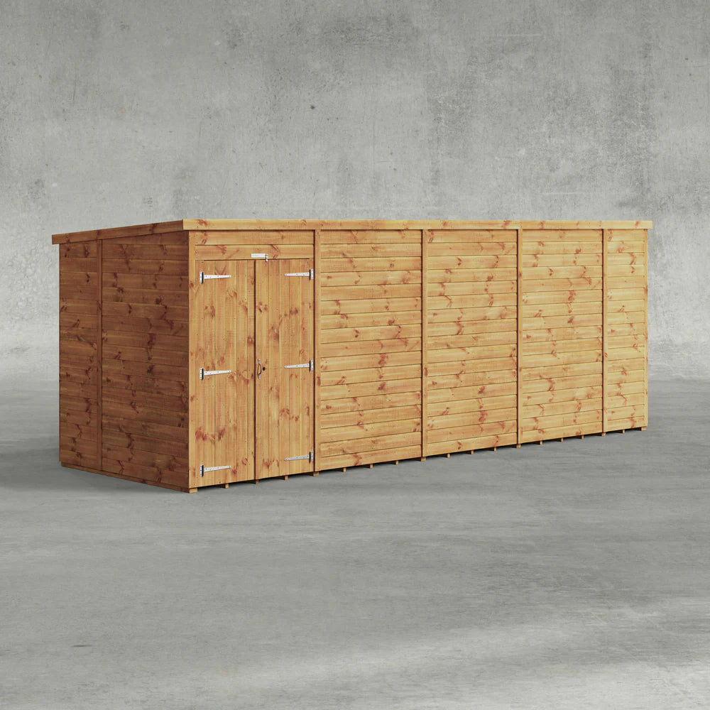 Power Shiplap Pent Sheds