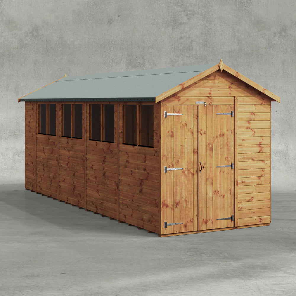 Power Shiplap Apex Shed