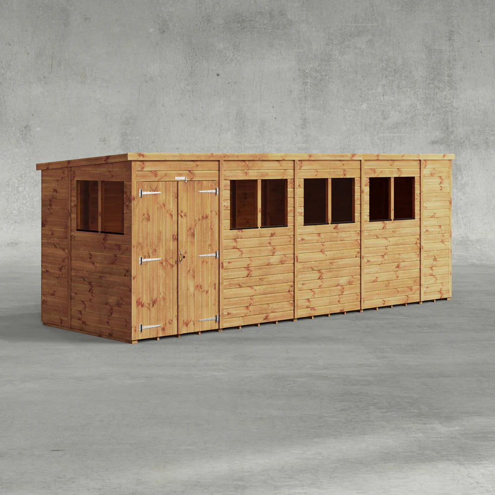 Power Shiplap Pent Sheds