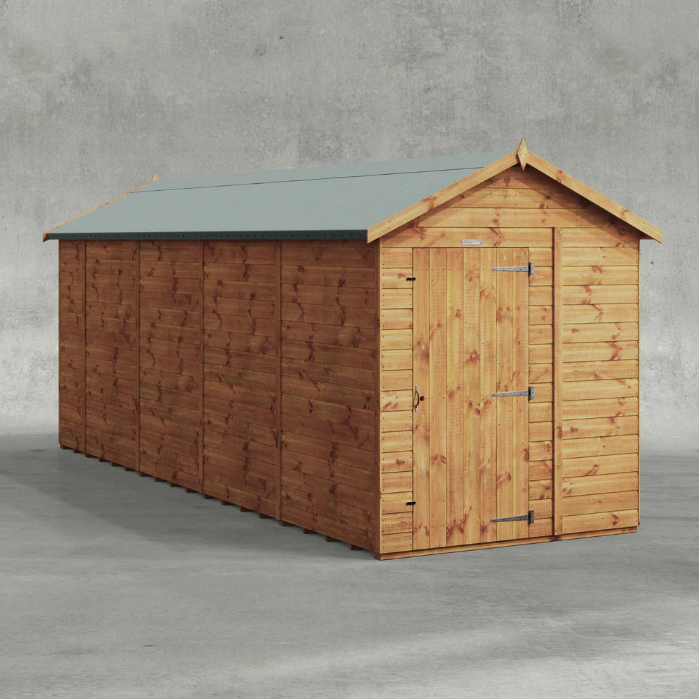 Power Shiplap Apex Shed