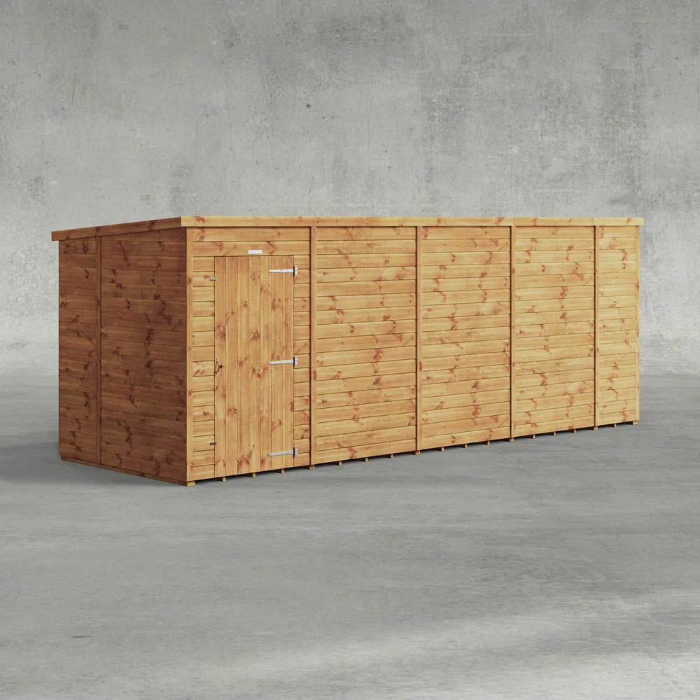 Power Shiplap Pent Sheds