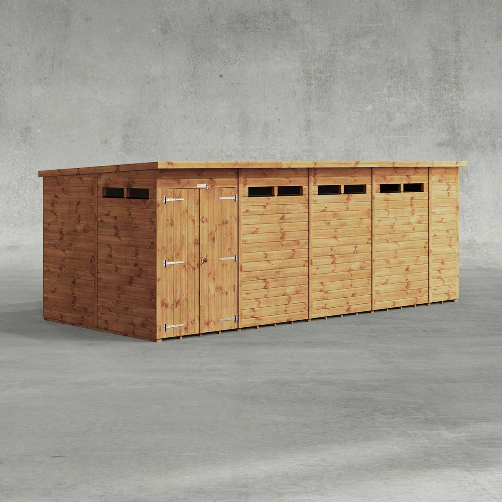 Power Security Pent Shed