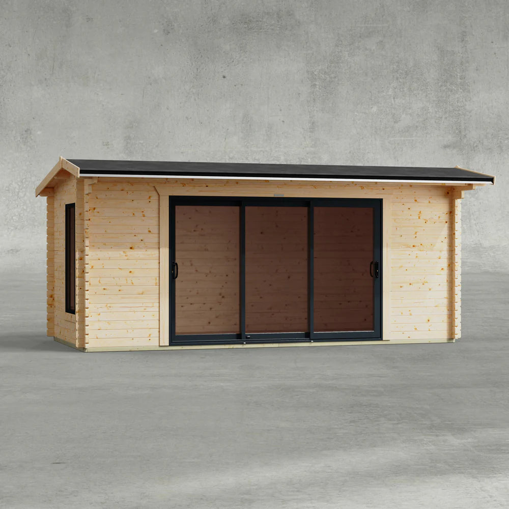 Apex Aluminium Log Cabin - 44mm