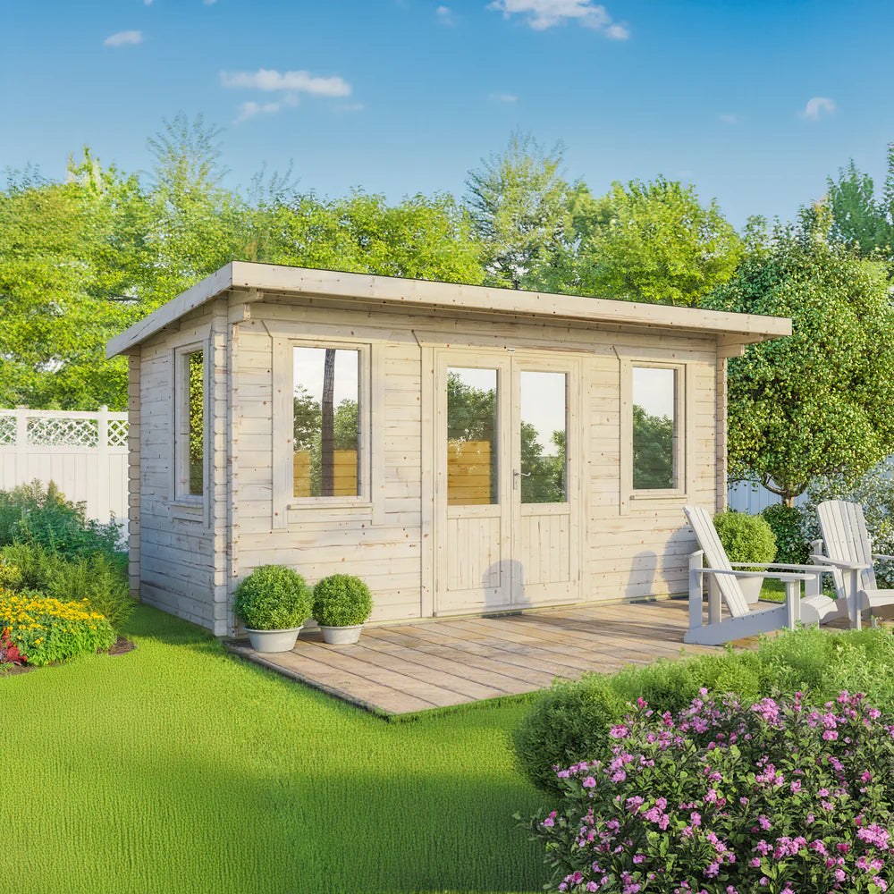 Power Pent Classic Log Cabin - 44mm