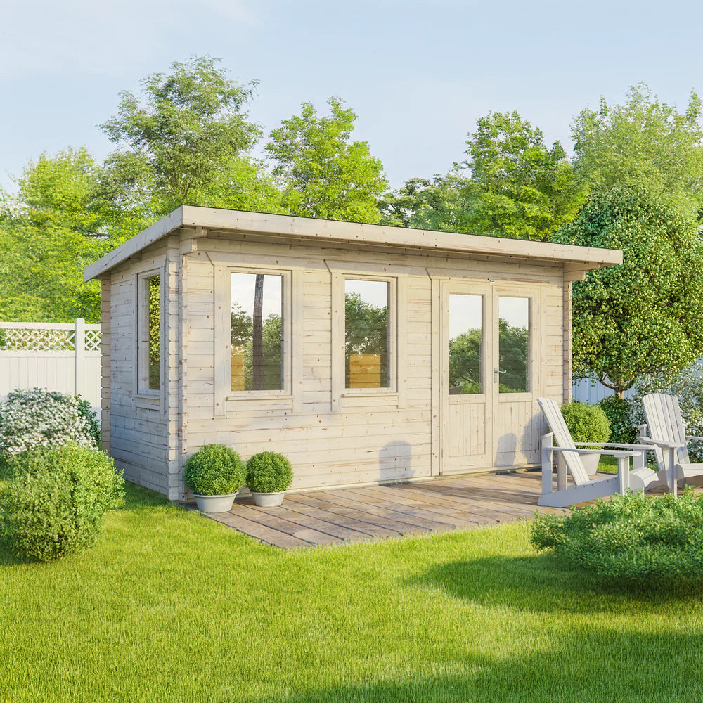 Power Pent Classic Log Cabin - 44mm