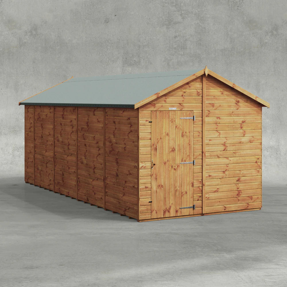 Power Shiplap Apex Shed