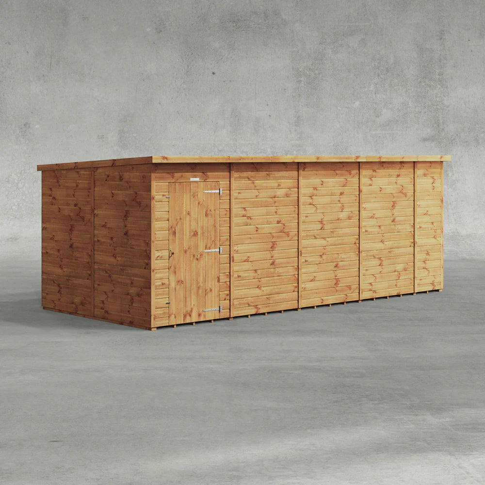 Power Shiplap Pent Sheds