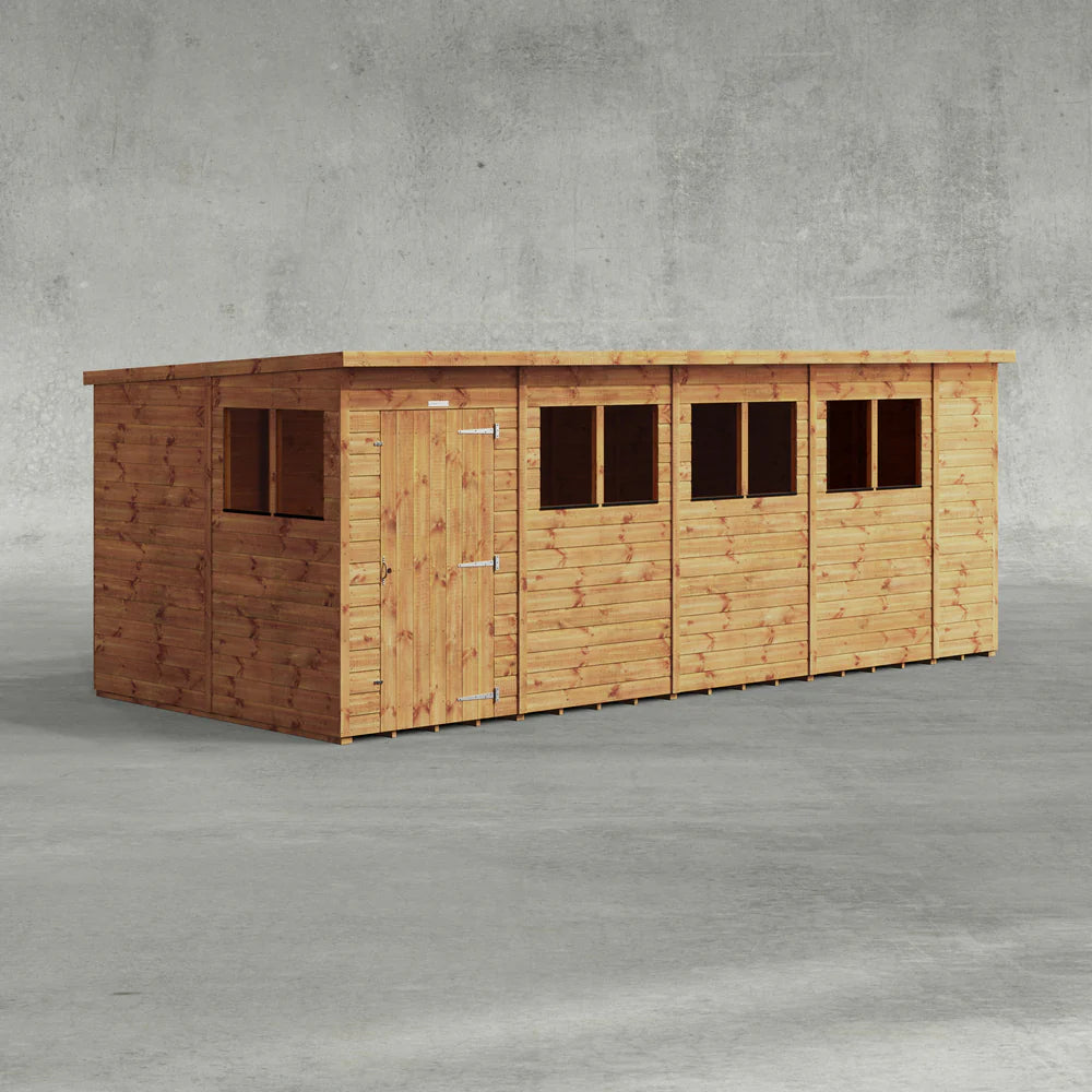 Power Shiplap Pent Sheds