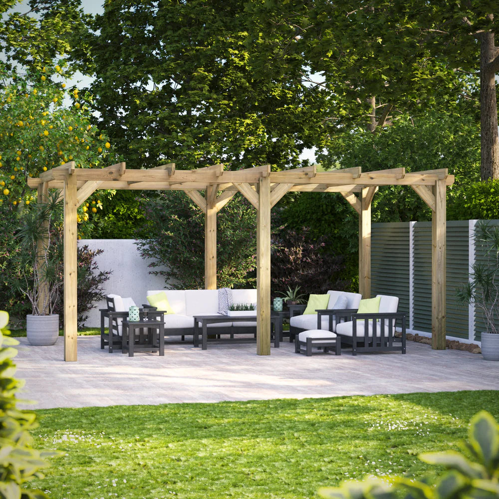Timber Garden Pergola – Outdoor Garden Structure