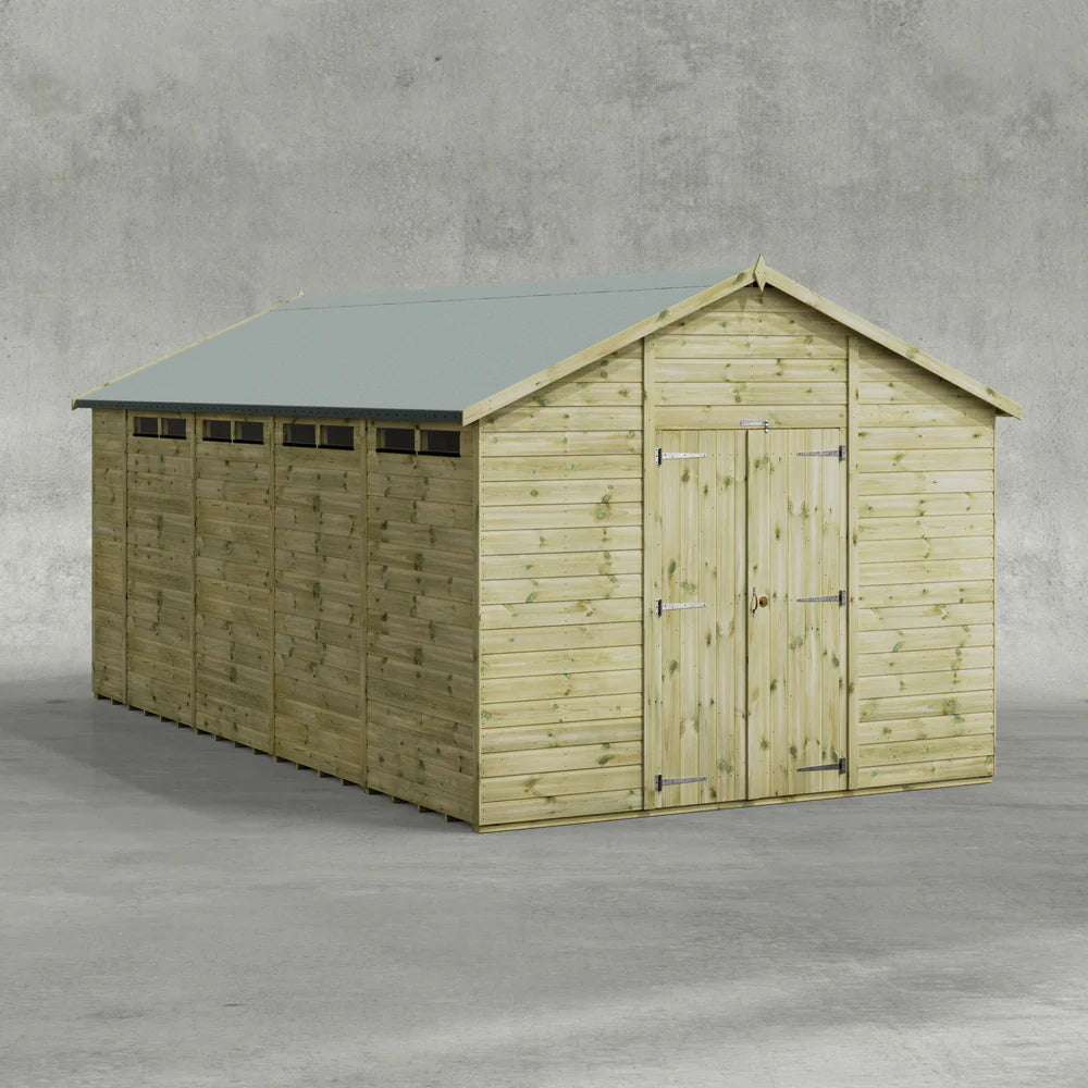 Premium Security Apex Shed for Sale in  Ireland