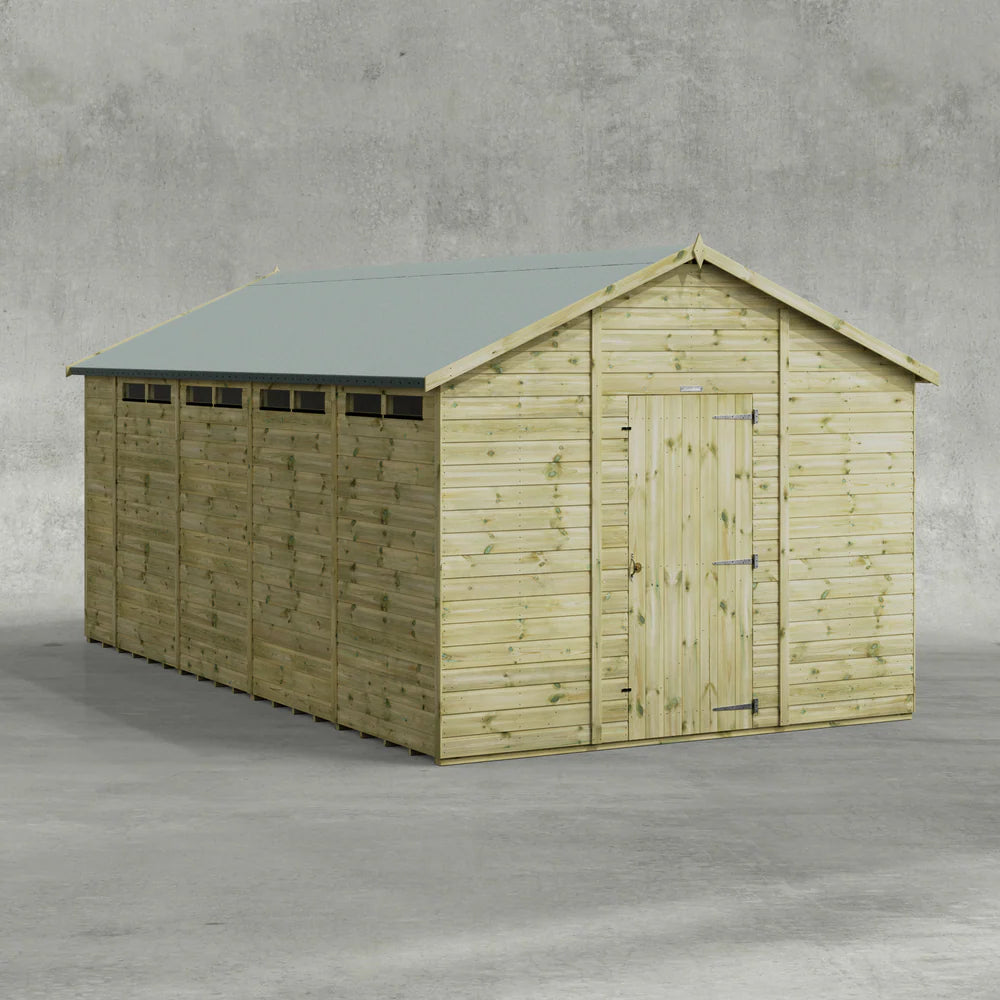 Premium Security Apex Shed for Sale in  Ireland