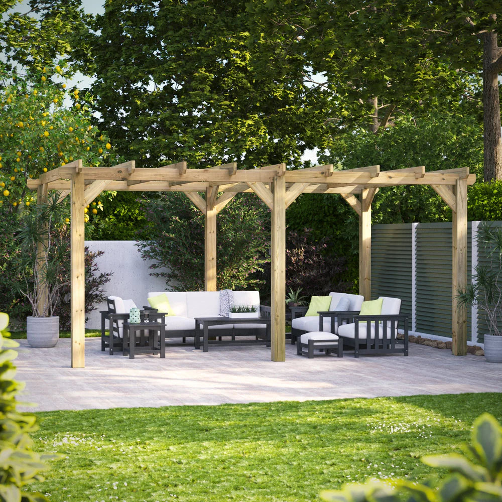 Timber Garden Pergola – Outdoor Garden Structure