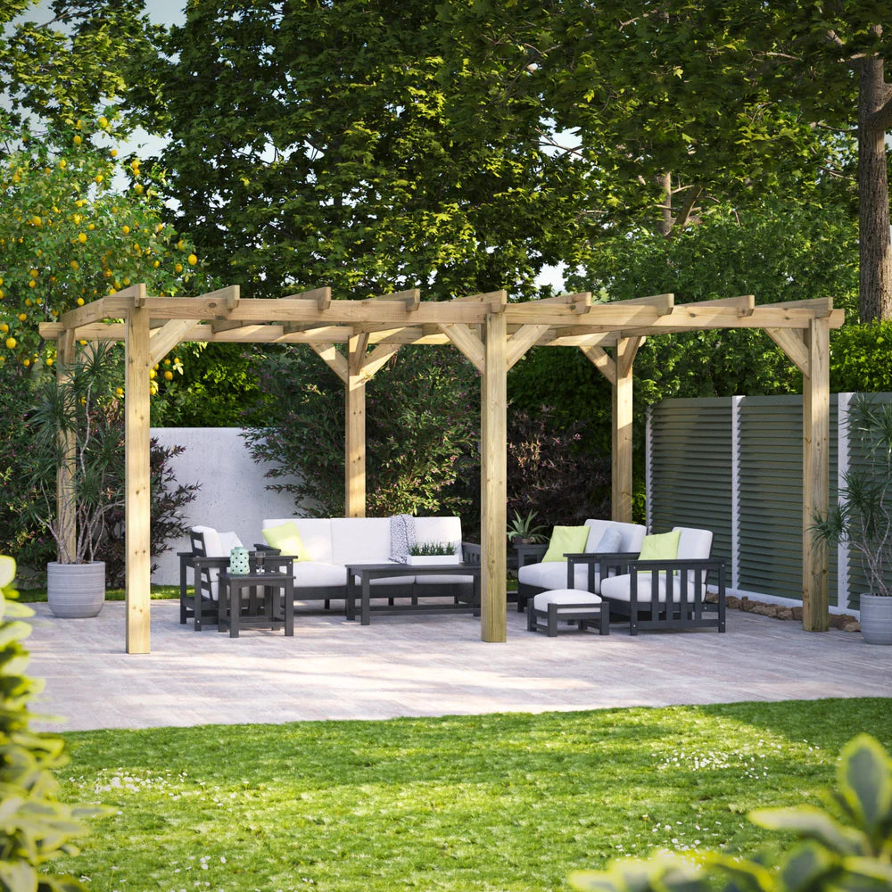 Timber Garden Pergola – Outdoor Garden Structure