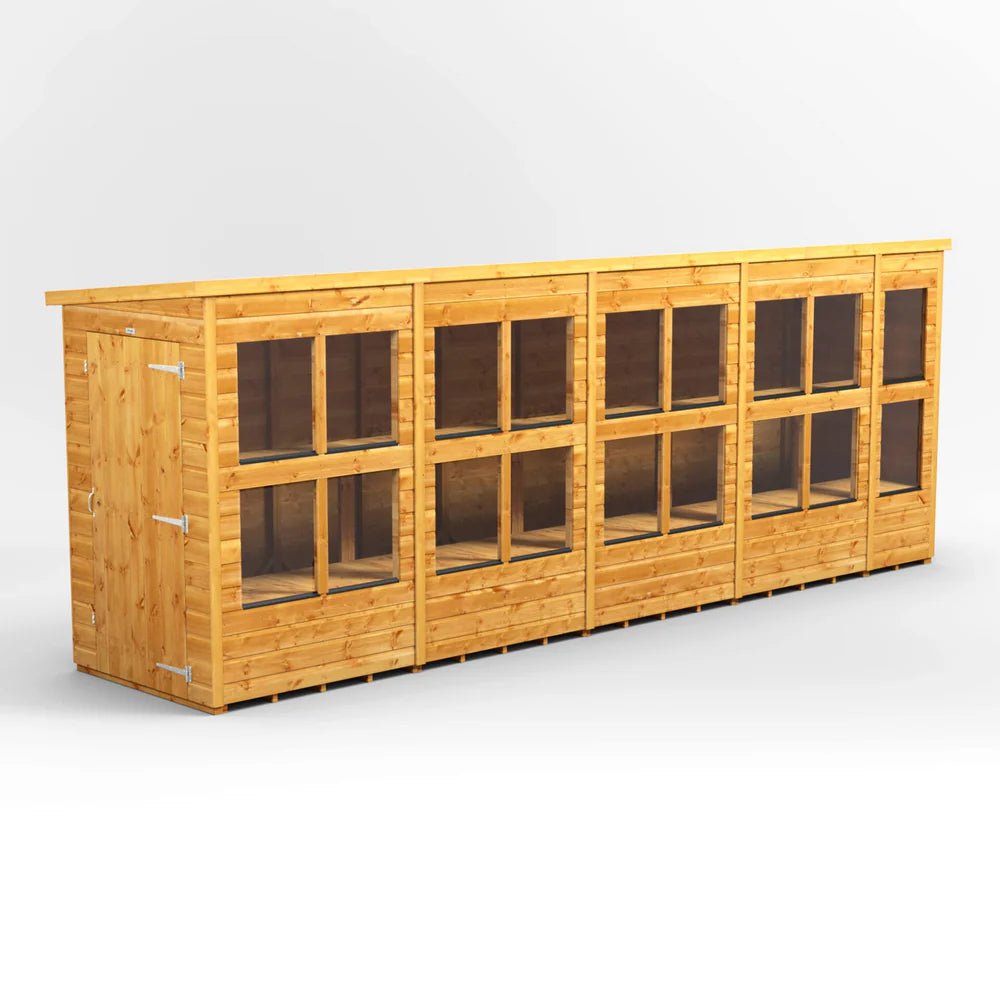 Power Pent Potting Shed