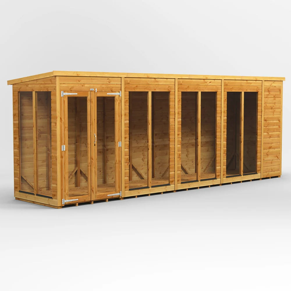 Power Pent Summerhouse Shed