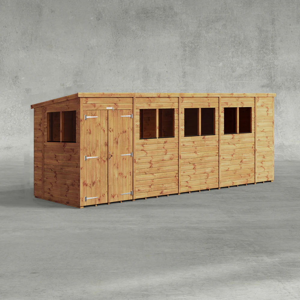 Power Shiplap Pent Sheds