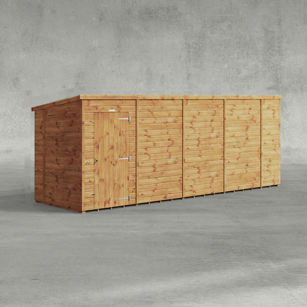 Power Shiplap Pent Sheds