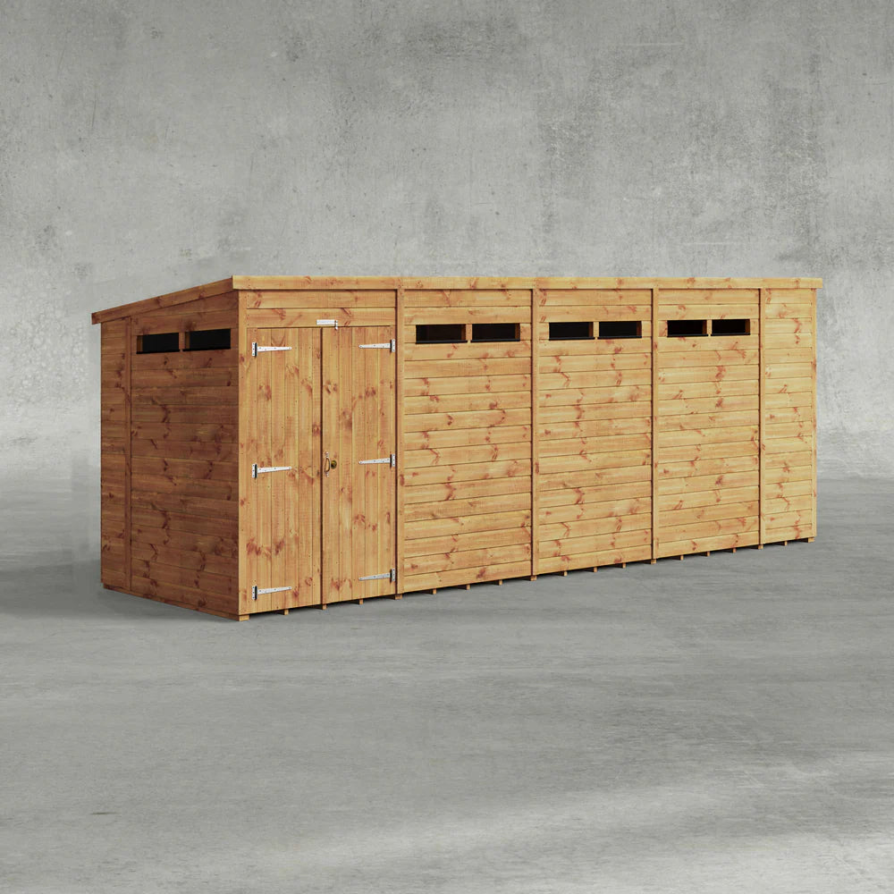 Power Security Pent Shed