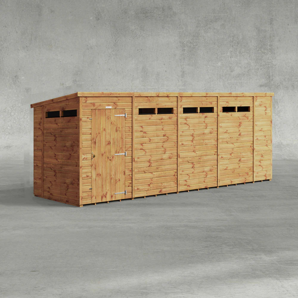 Power Security Pent Shed