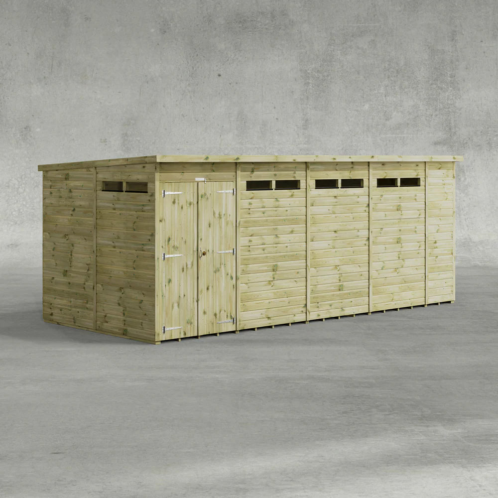 Premium Security Pent Shed for Sale in  Ireland